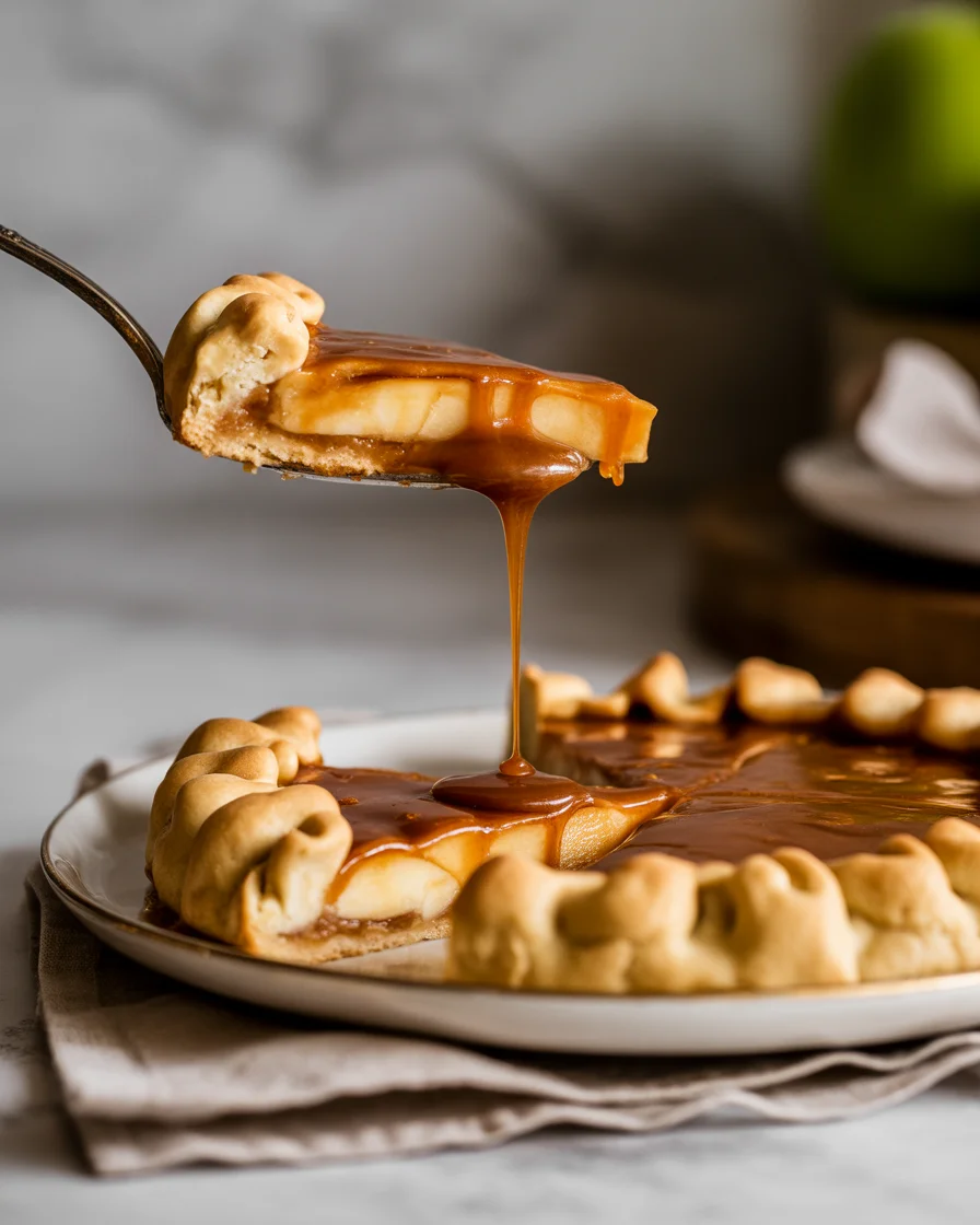 Deliciously Rustic Caramel-Apple Tart That's a Real Treat