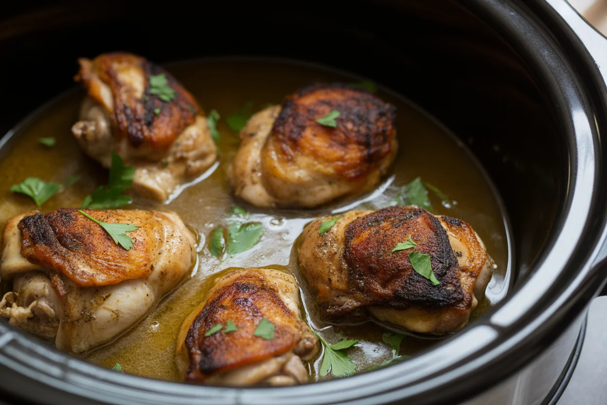 Deliciously Simple Chicken Thighs Crockpot Recipes You’ll Love