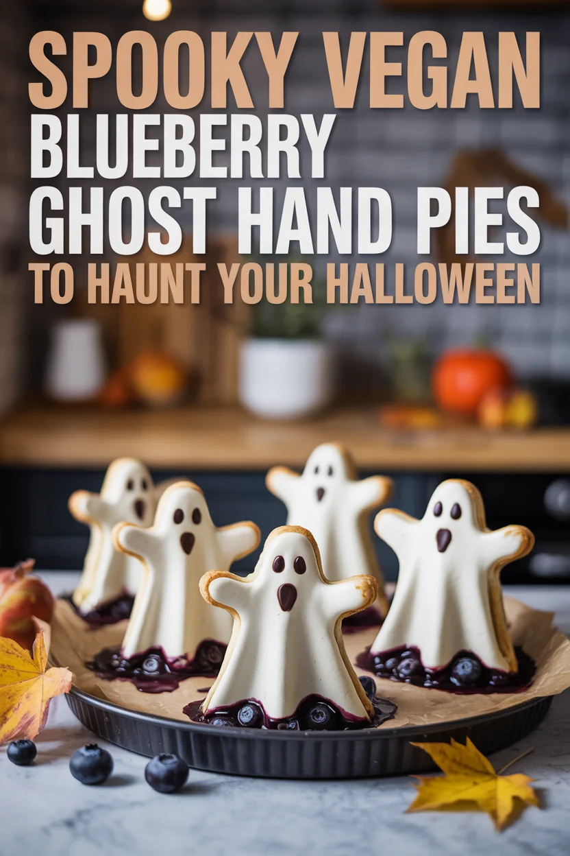 Spooky Vegan Blueberry Ghost Hand Pies to Haunt Your Halloween