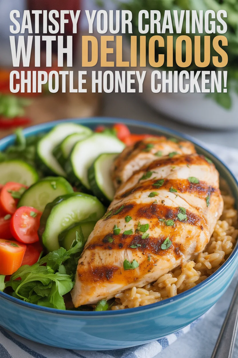 Satisfy Your Cravings with Delicious Chipotle Honey Chicken!