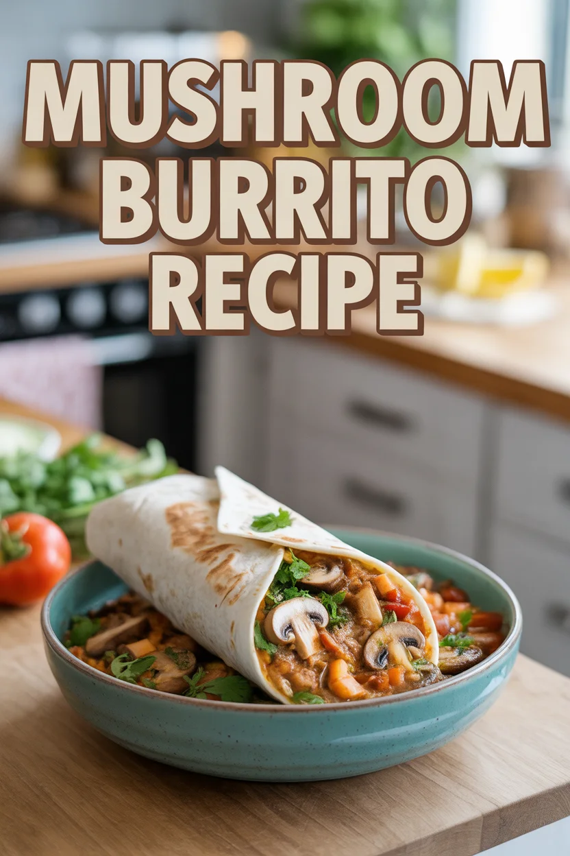 Mushroom Burrito Recipe