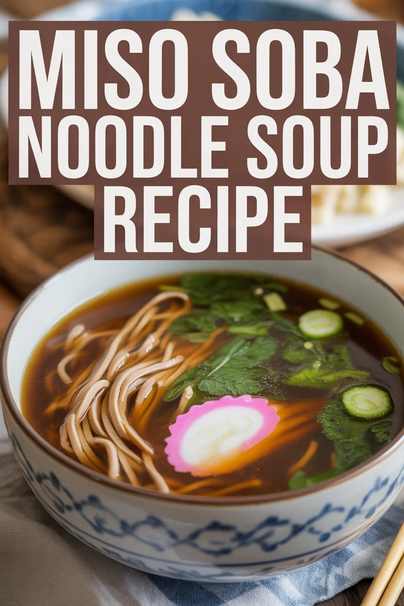 Miso Soba Noodle Soup