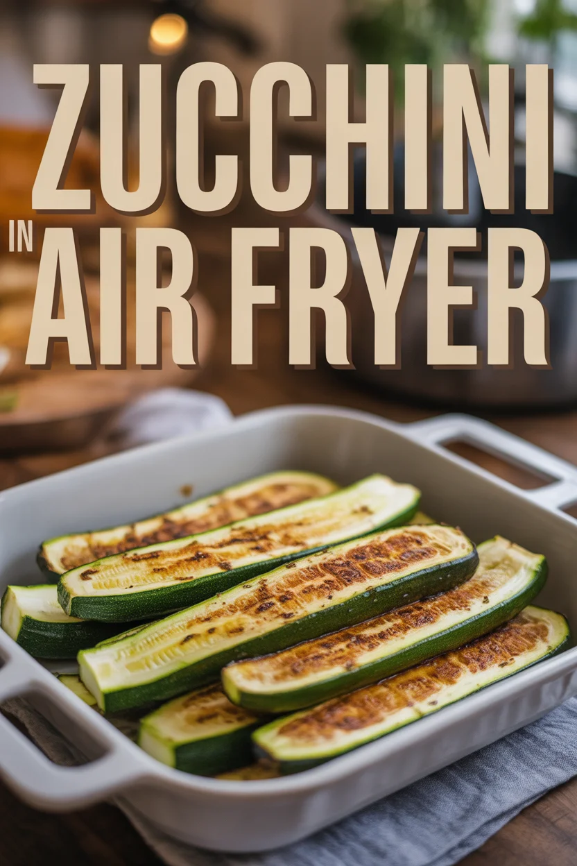 vegan air fried zucchini recipe