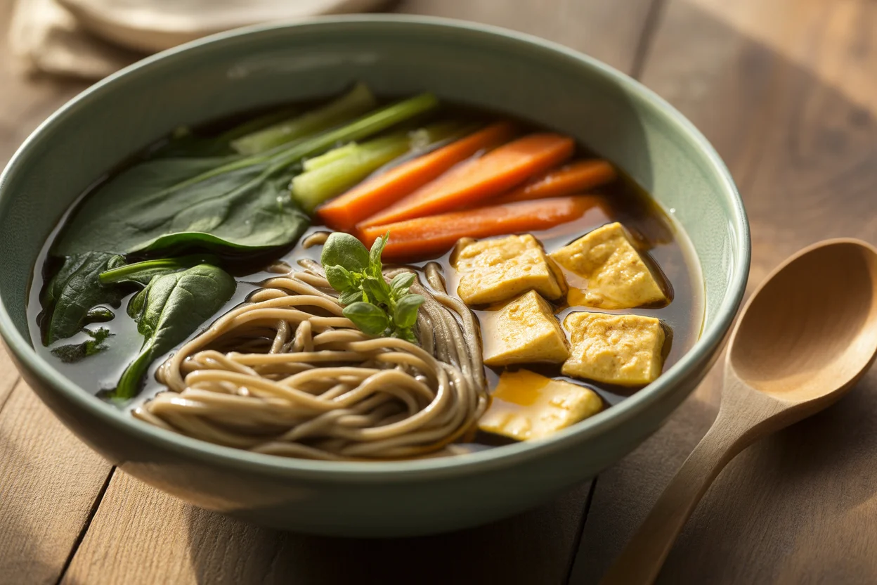 Miso Soba Noodle Soup