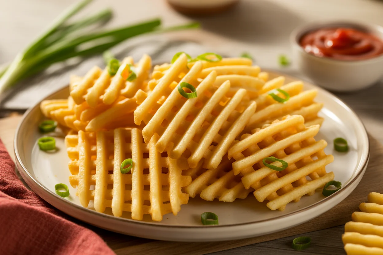waffle fries in air fryer