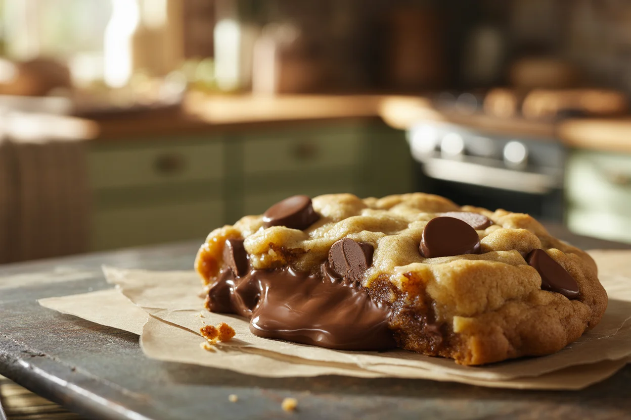 Chickpea Chocolate Chip Cookies; (Vegan & Gluten-Free)