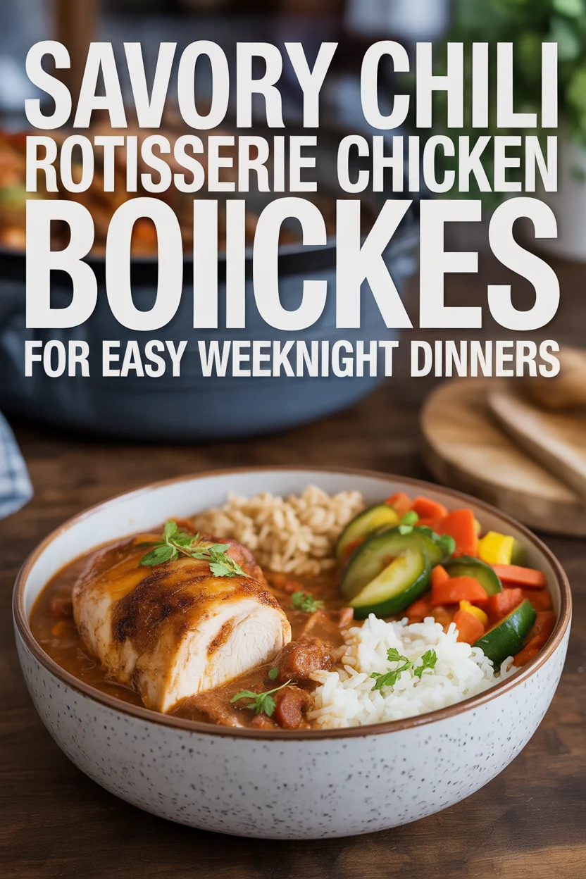 Chili Rotisserie Chicken Bowls