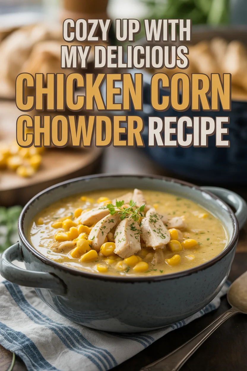 Cozy Up with My Delicious Chicken Corn Chowder Recipe