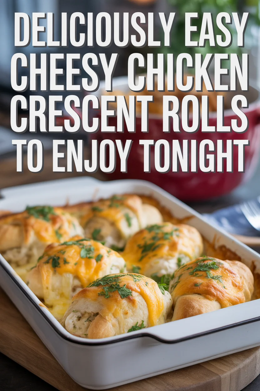 Cheesy Chicken Crescent Rolls