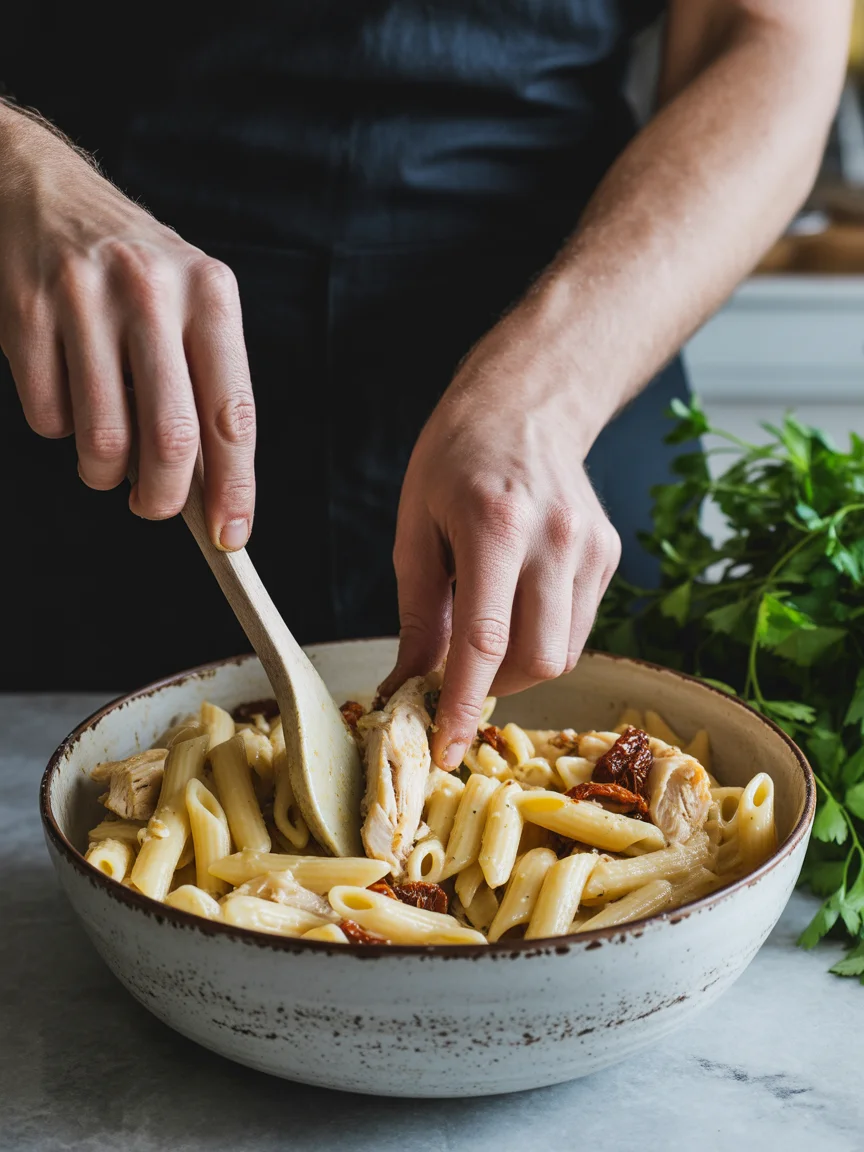 Deliciously Creamy Rotisserie Chicken Pasta for Busy Nights
