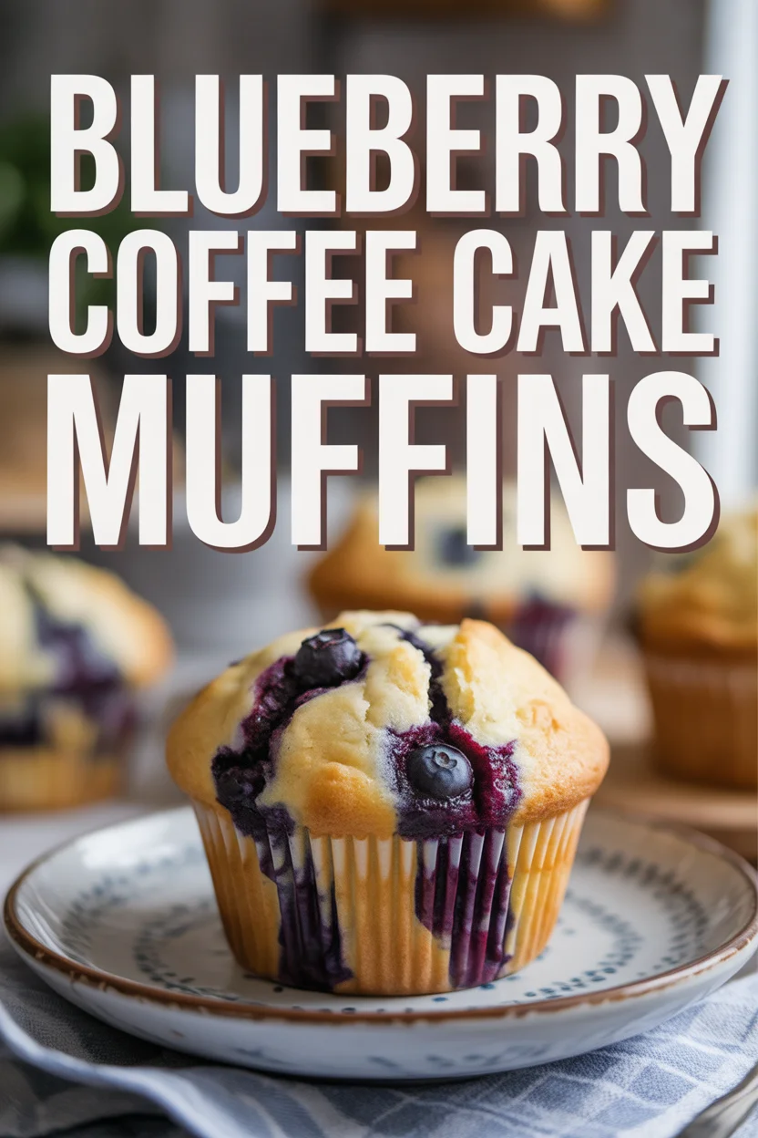 Blueberry Coffee Cake Muffins