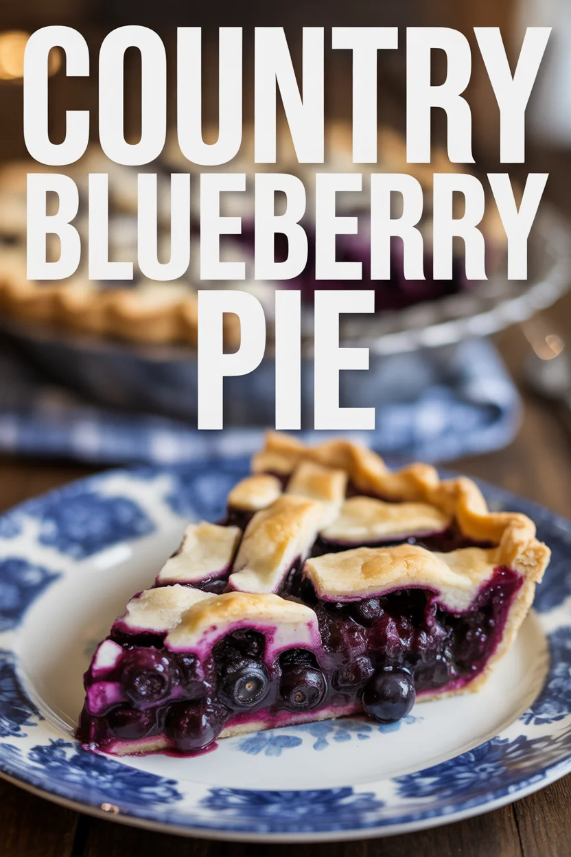 Country Blueberry Pie Country Blueberry Pie