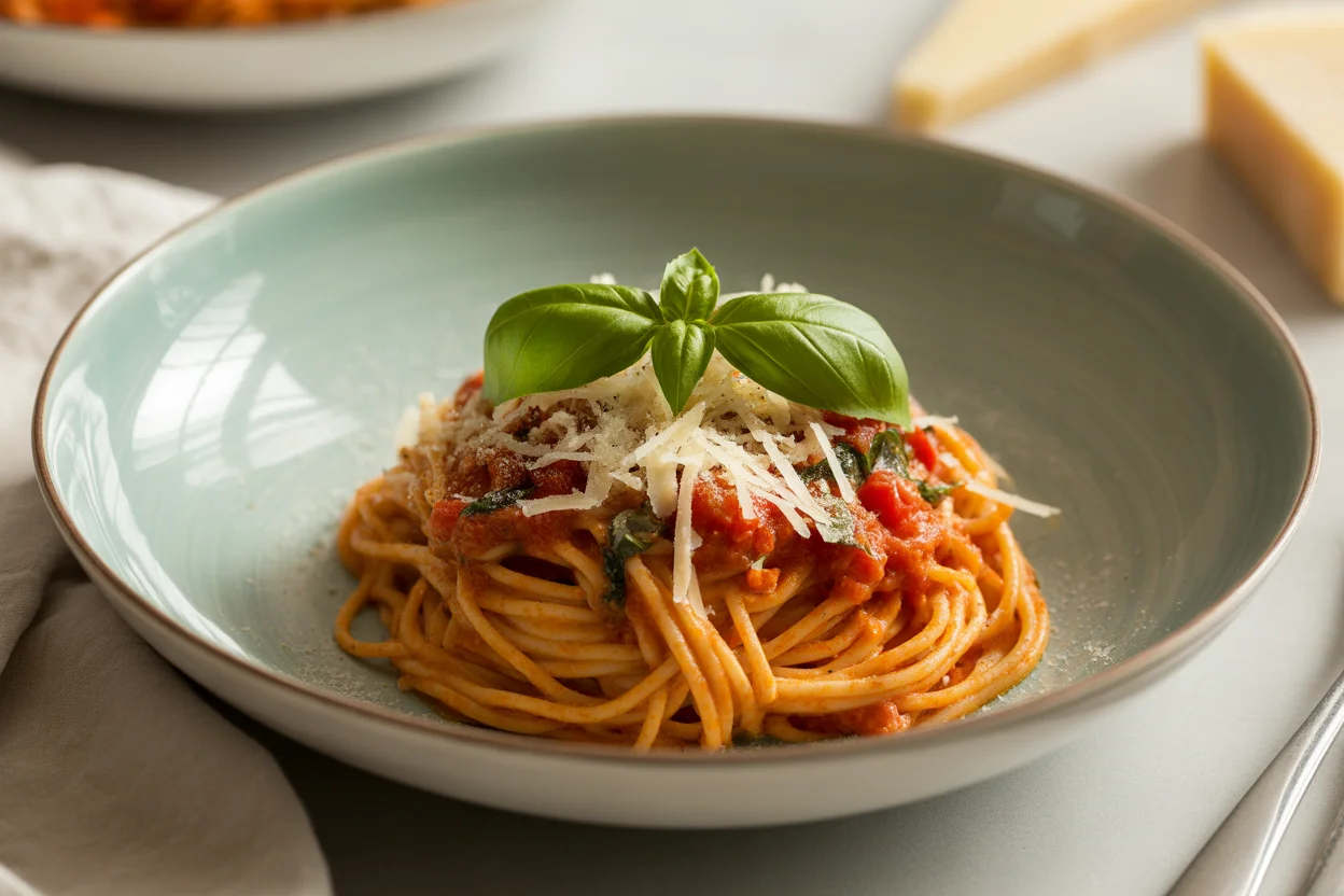Pasta With Fresh Tomatoes