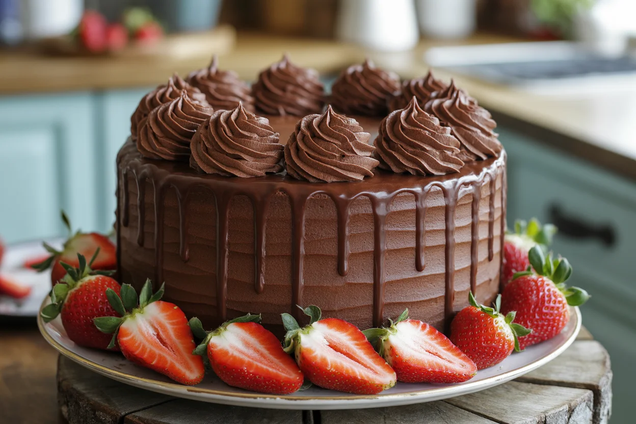 Whip Up a Delightful Chocolate Drip Cake - Easy Step-by-Step Guide 2 Chocolate Drip Cake