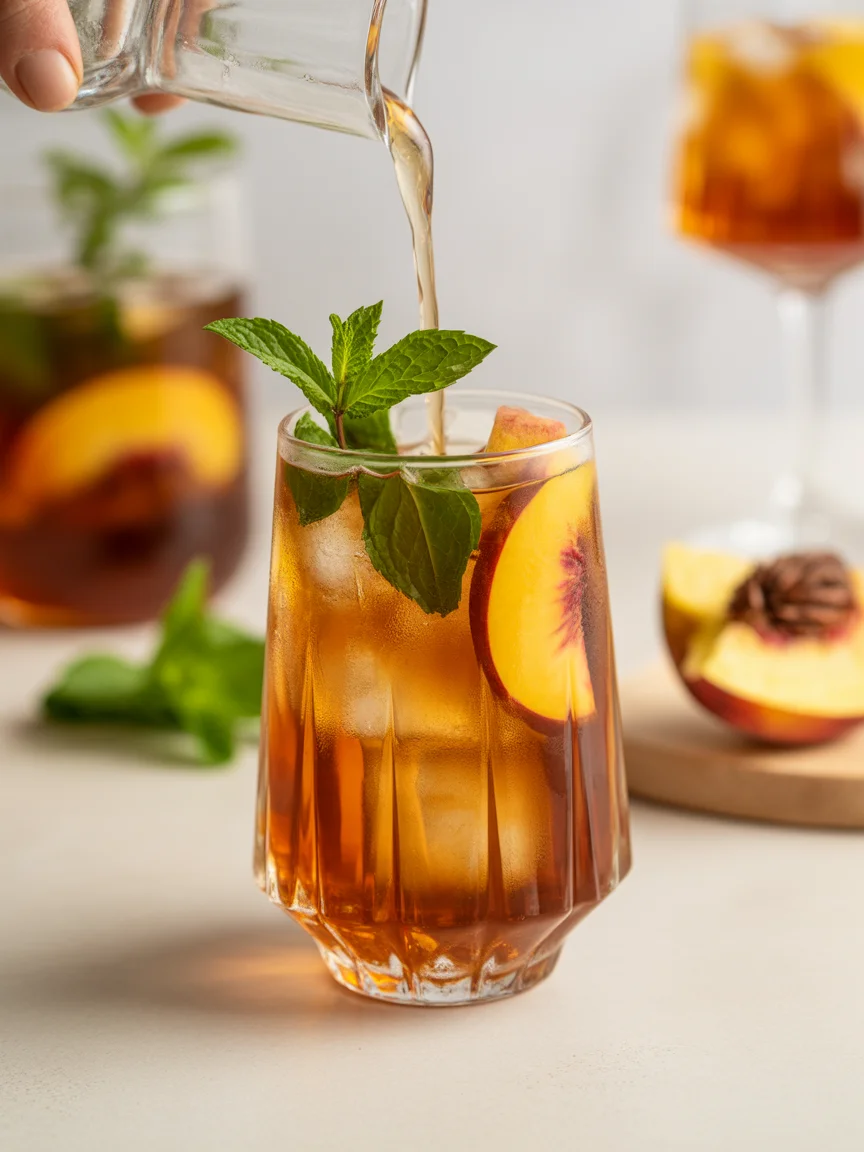 Savor the Sweetness of Southern Peach Tea at Home