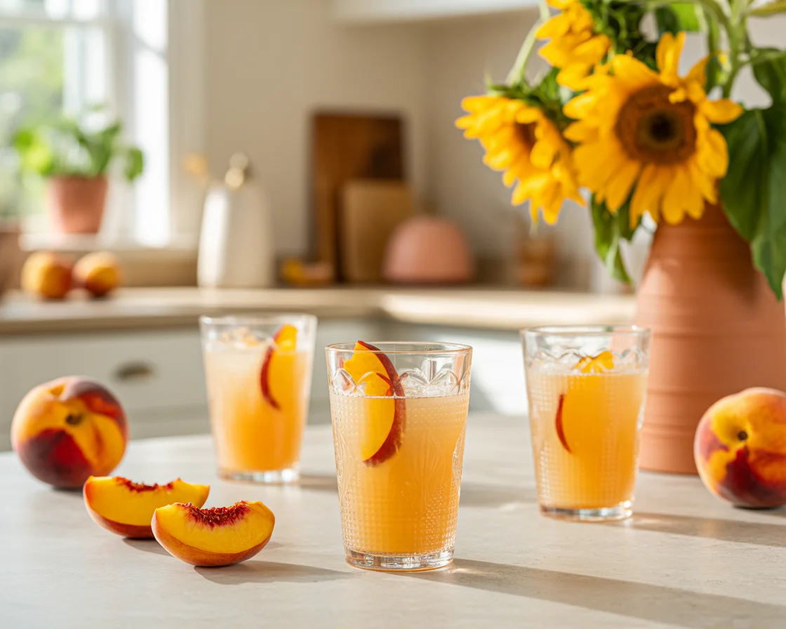 Refreshing Southern Peach Tea Cocktail for a Sunny Day