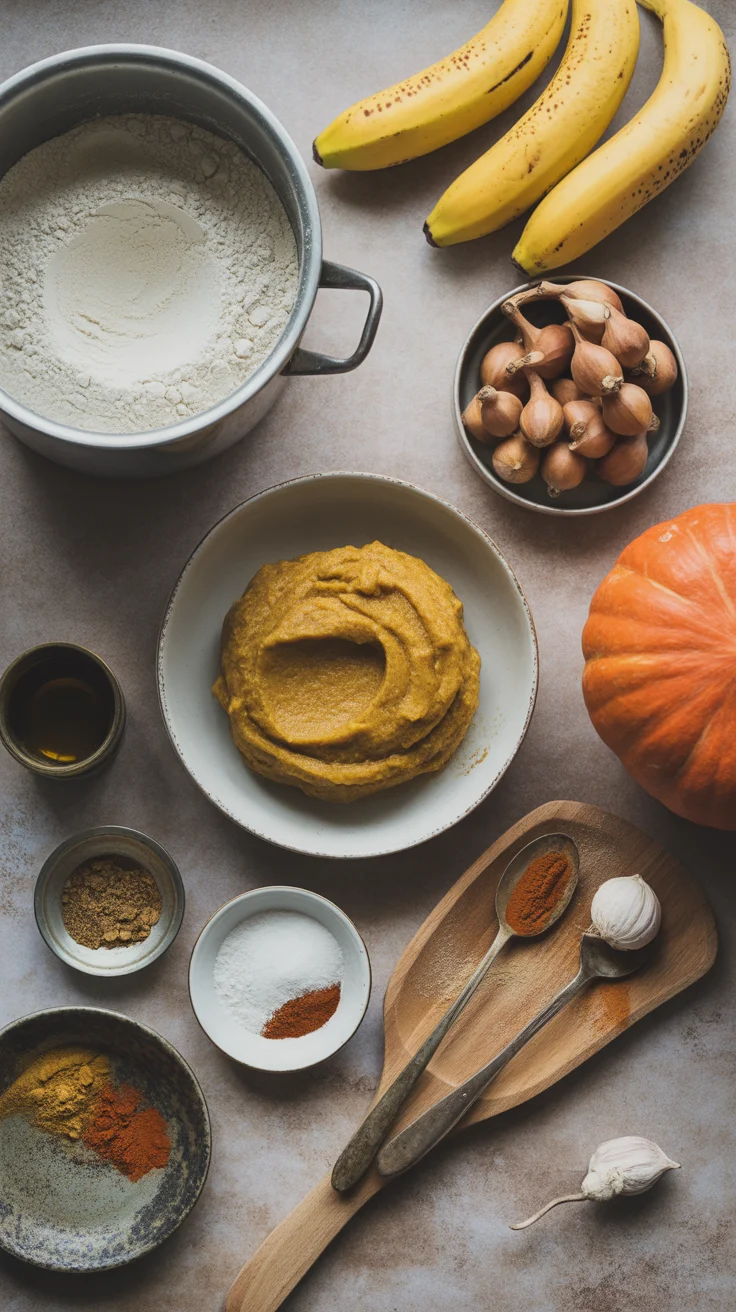 Pumpkin banana bread
