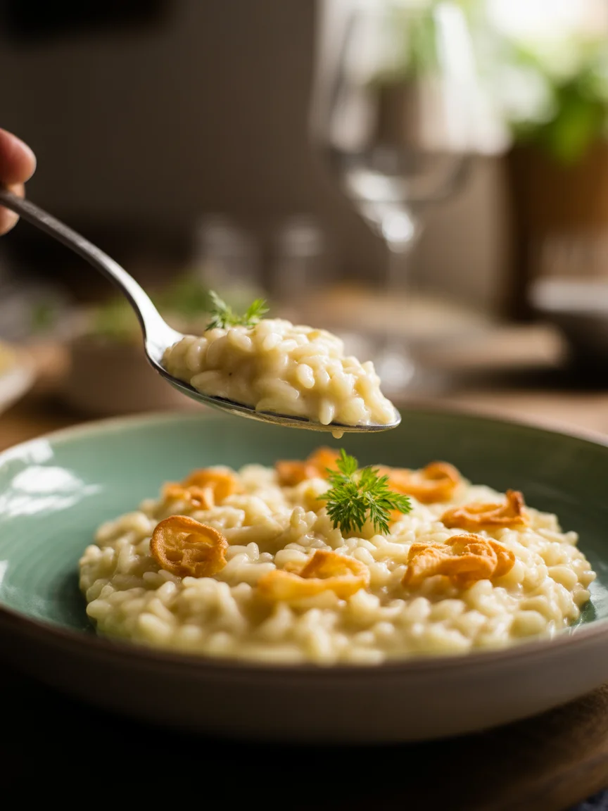 Recette risotto champignon : un délice crémeux à découvrir !