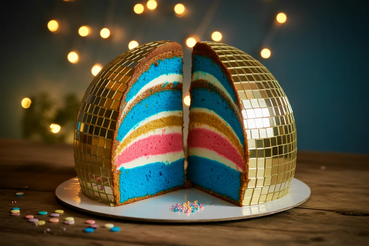 Creative Mirror Ball Cake Ideas for a Sparkling Celebration 2 Creative Mirror Ball Cake Ideas for a Sparkling Celebration
