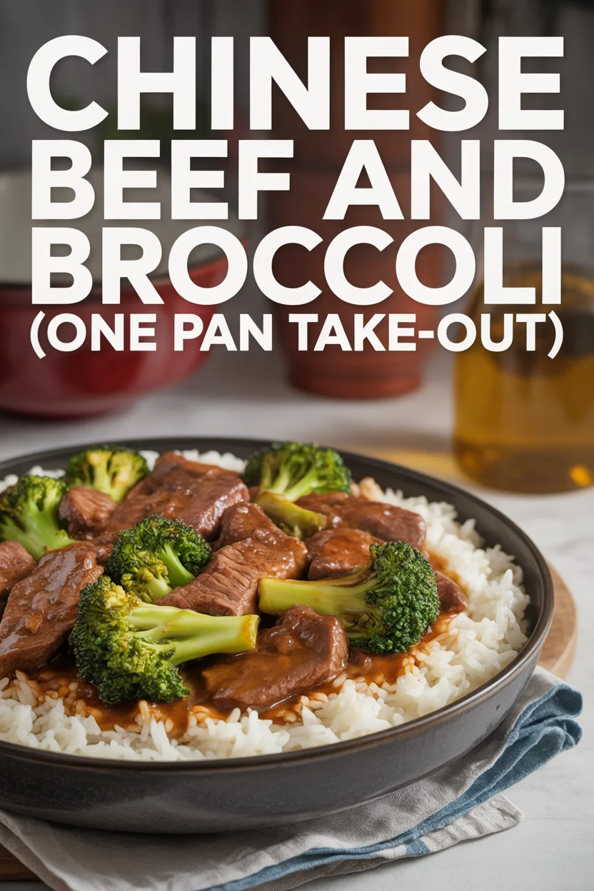 Chinese Beef and Broccoli (One Pan Take-Out)