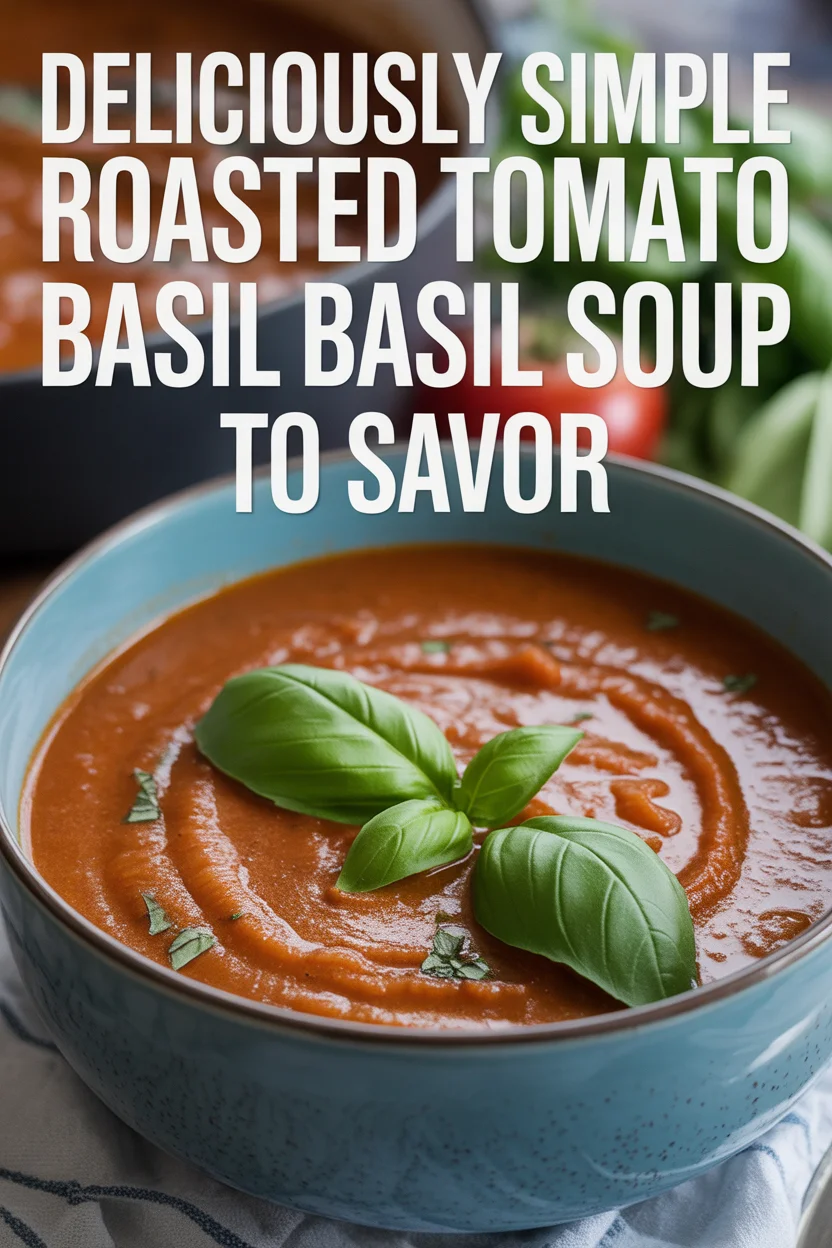 Roasted Tomato Basil Soup