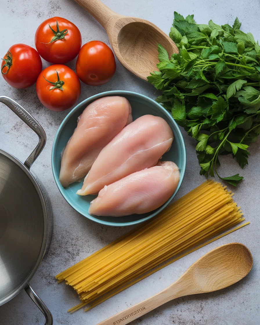 Spicy Southern Chicken Spaghetti Casserole