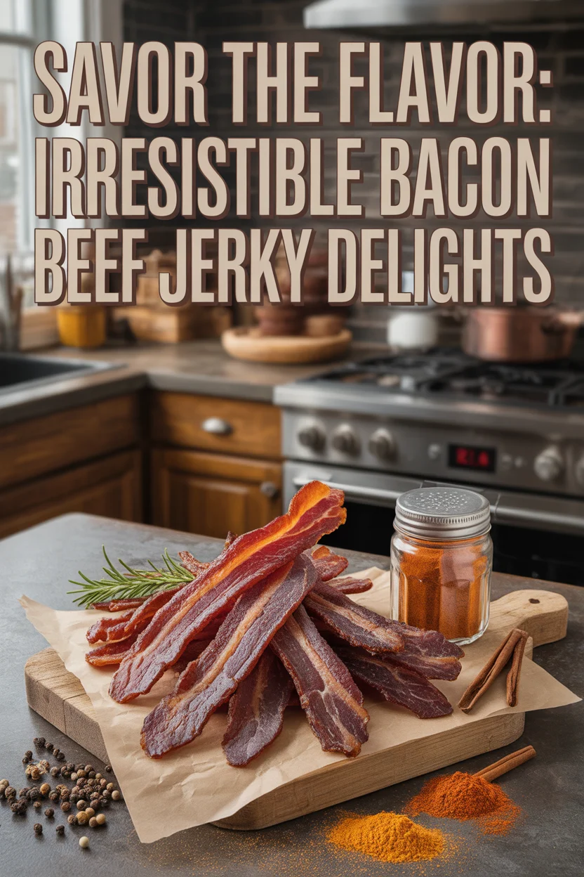 Savor the Flavor: Irresistible Bacon Beef Jerky Delights