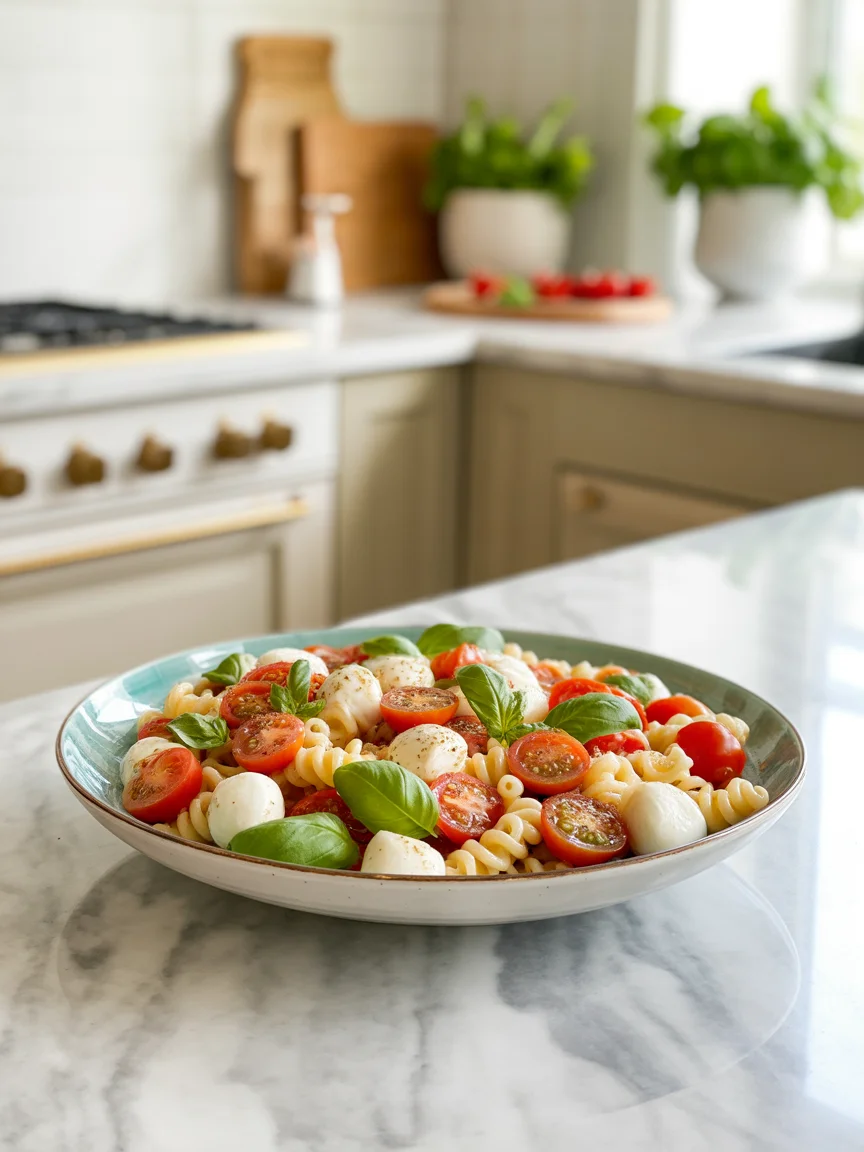 Delicious Caprese Pasta Salad to Brighten Your Table