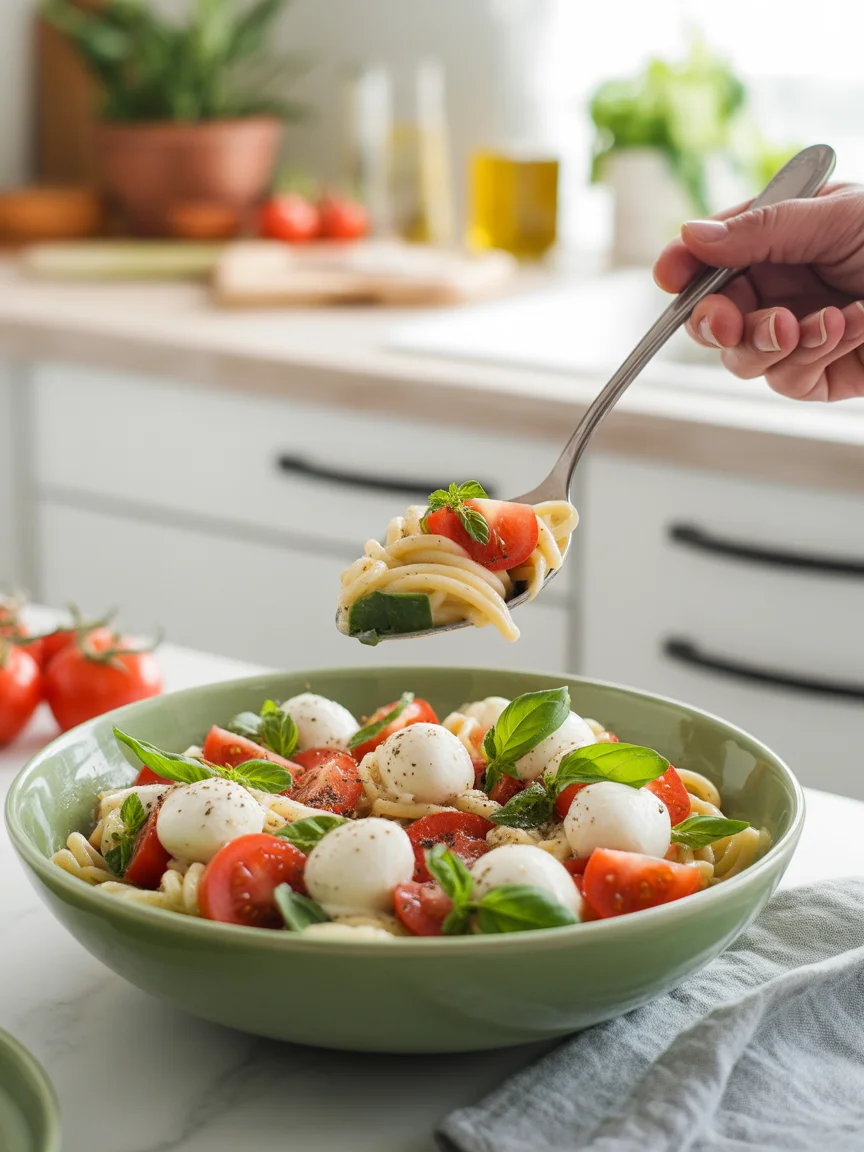 Delicious Caprese Pasta Salad to Brighten Your Table