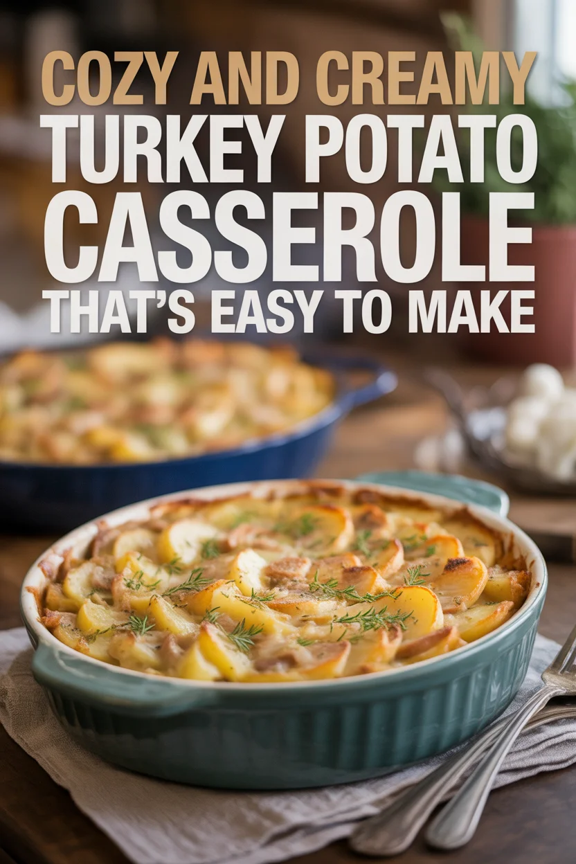Cozy and Creamy Turkey Potato Casserole That's Easy to Make