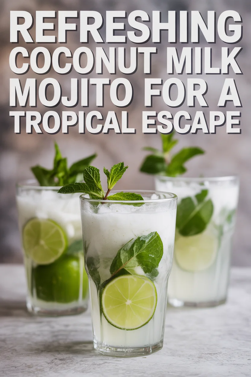 coconut milk mojito