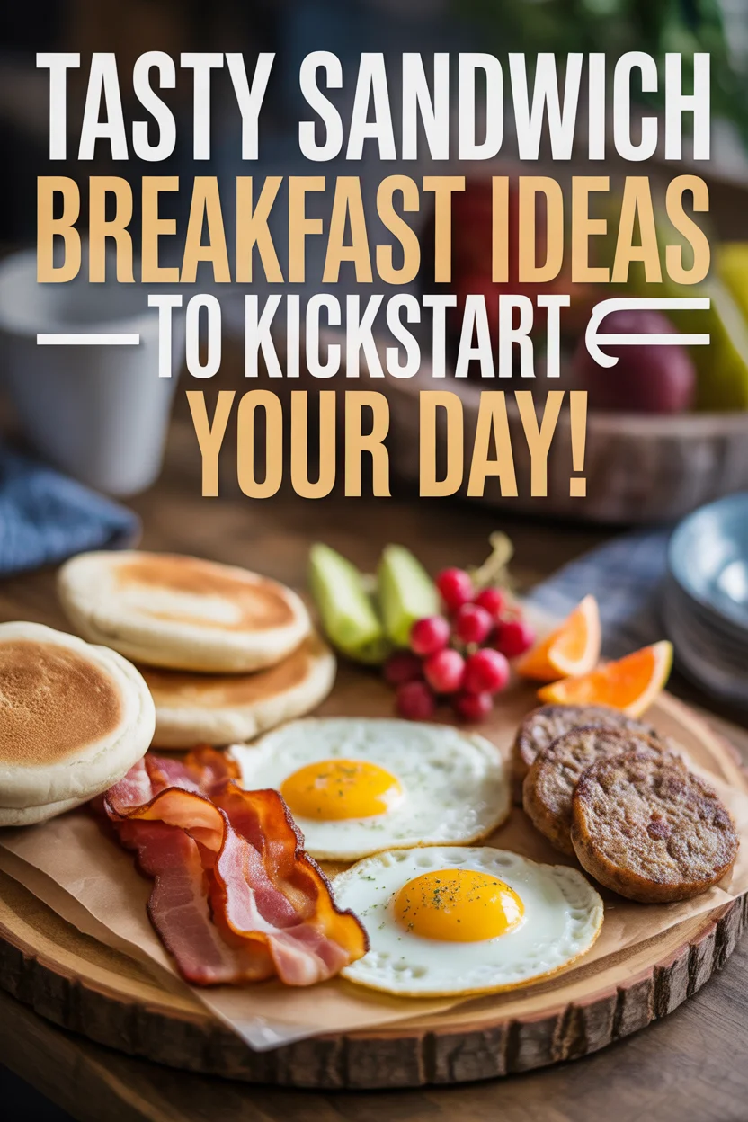 Tasty Sandwich Breakfast Ideas to Kickstart Your Day!