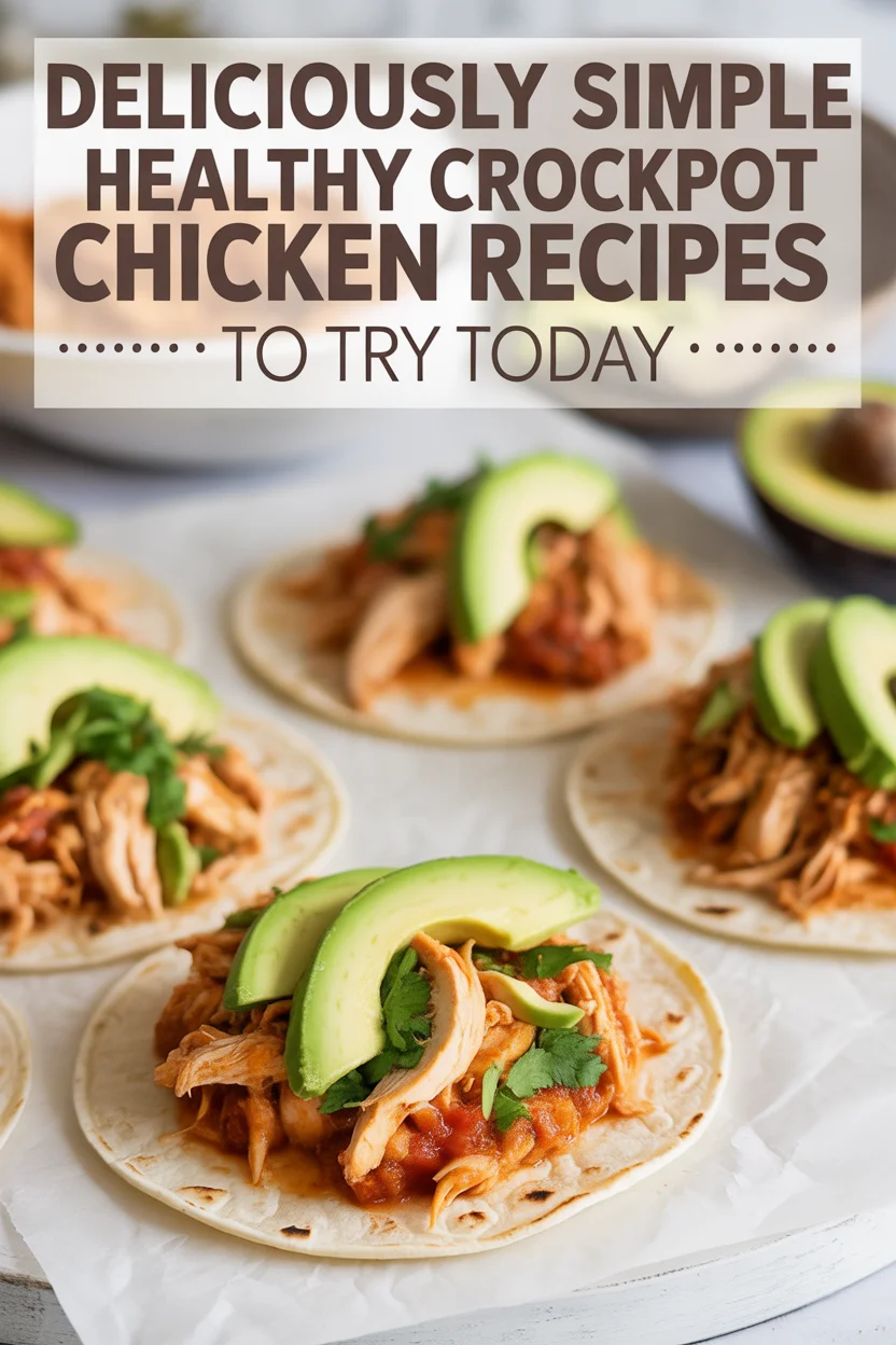 healthy crockpot chicken