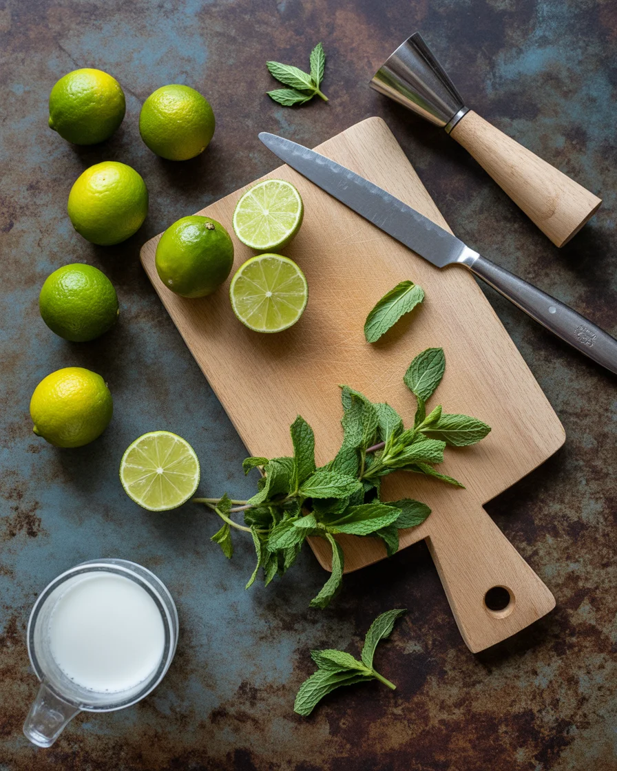 Refreshing Coconut Milk Mojito for a Tropical Escape