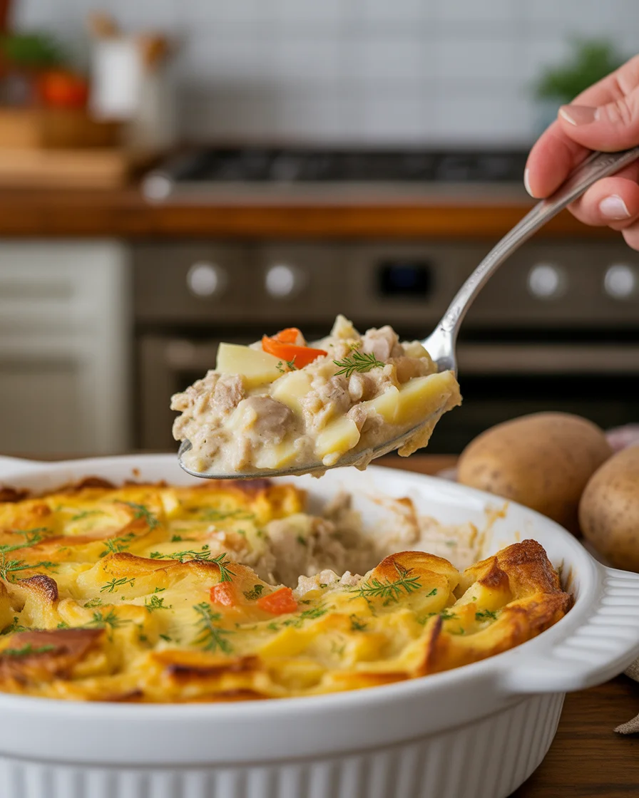 Cozy and Creamy Turkey Potato Casserole That's Easy to Make