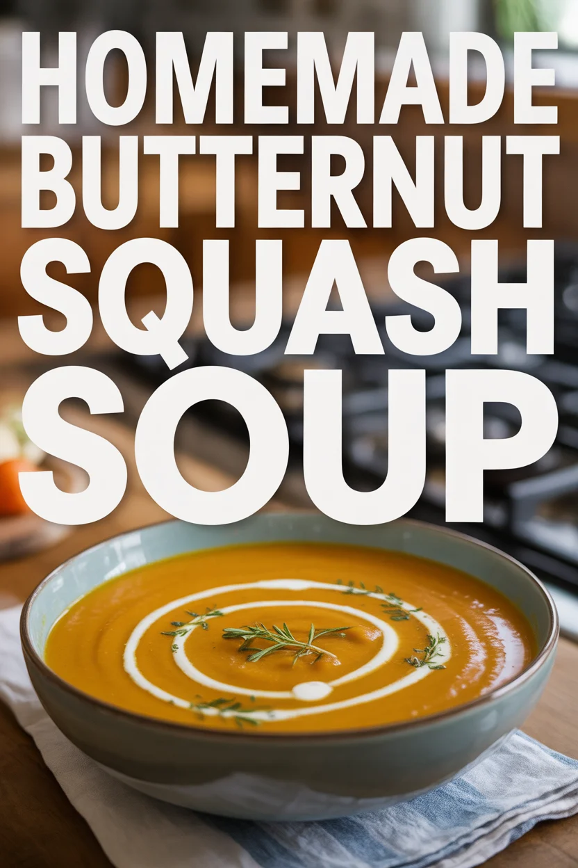 Homemade Butternut Squash Soup