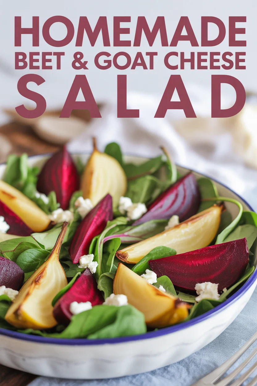 Homemade Beet & Goat Cheese Salad