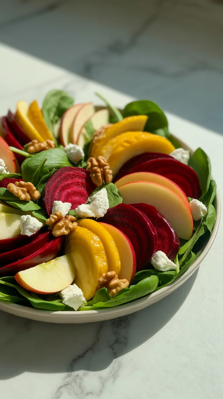 Homemade Beet & Goat Cheese Salad