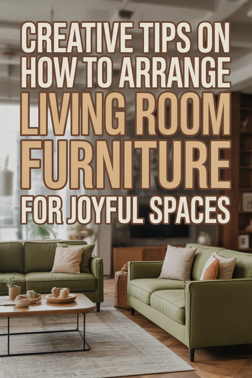how to arrange living room furniture