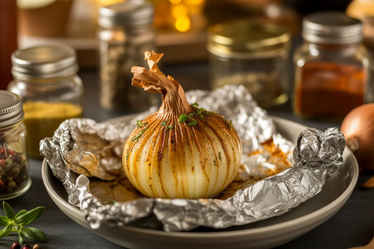 Onion Boil: Flavor-Packed Stuffed & Baked Onion Delight