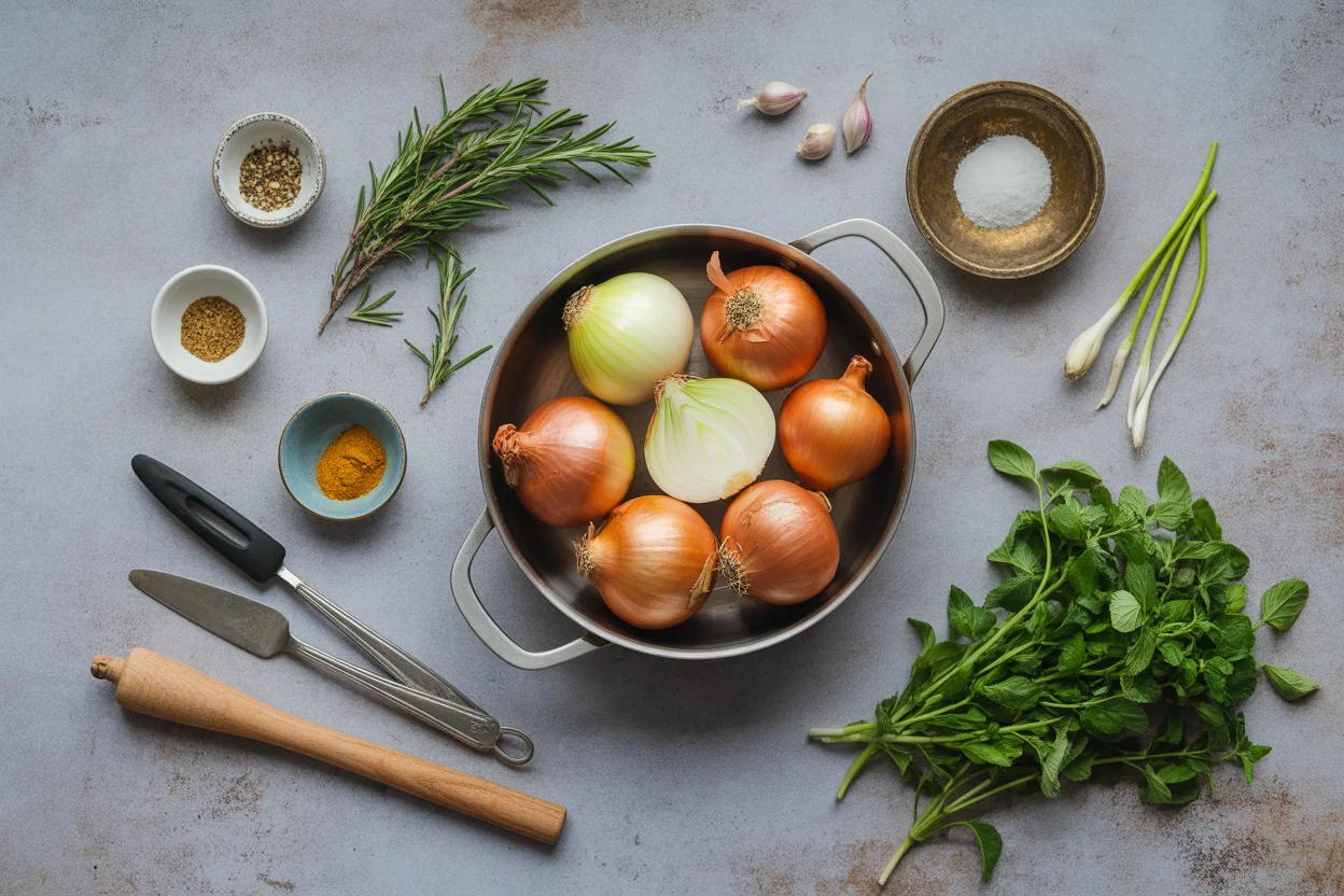 Onion Boil (Stuffed & Baked Onion)