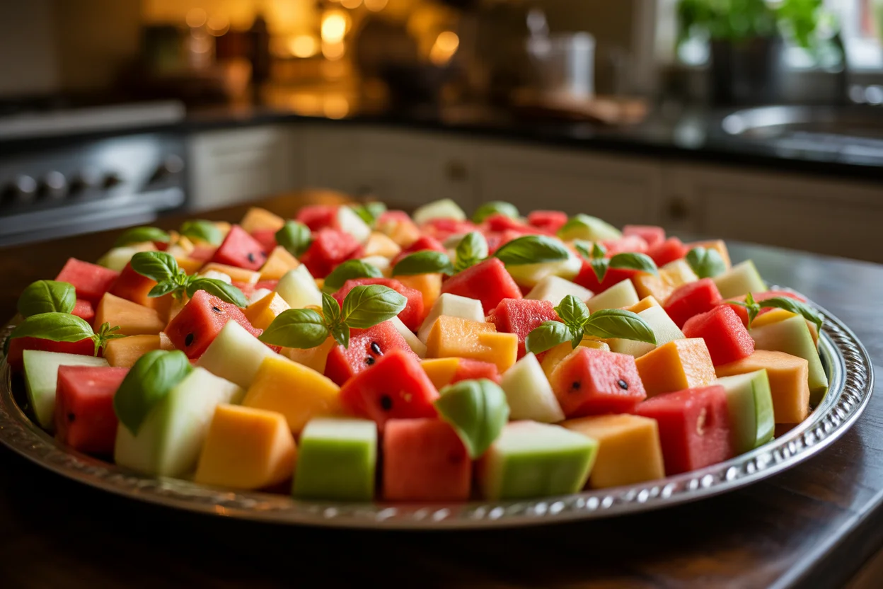 Vibrant Checkerboard Salad: A Colorful Summer Delight!