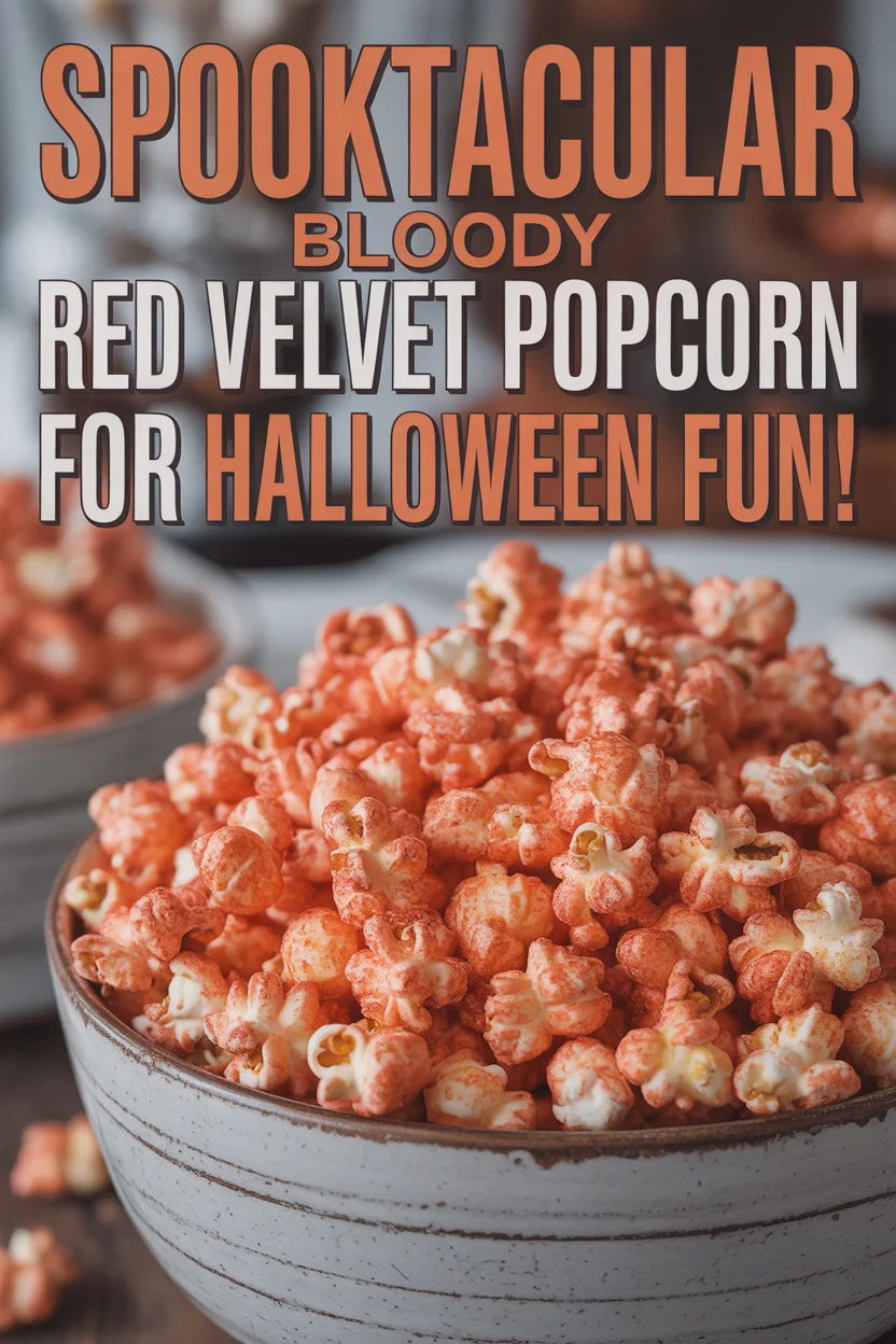 Bloody Red Velvet Popcorn