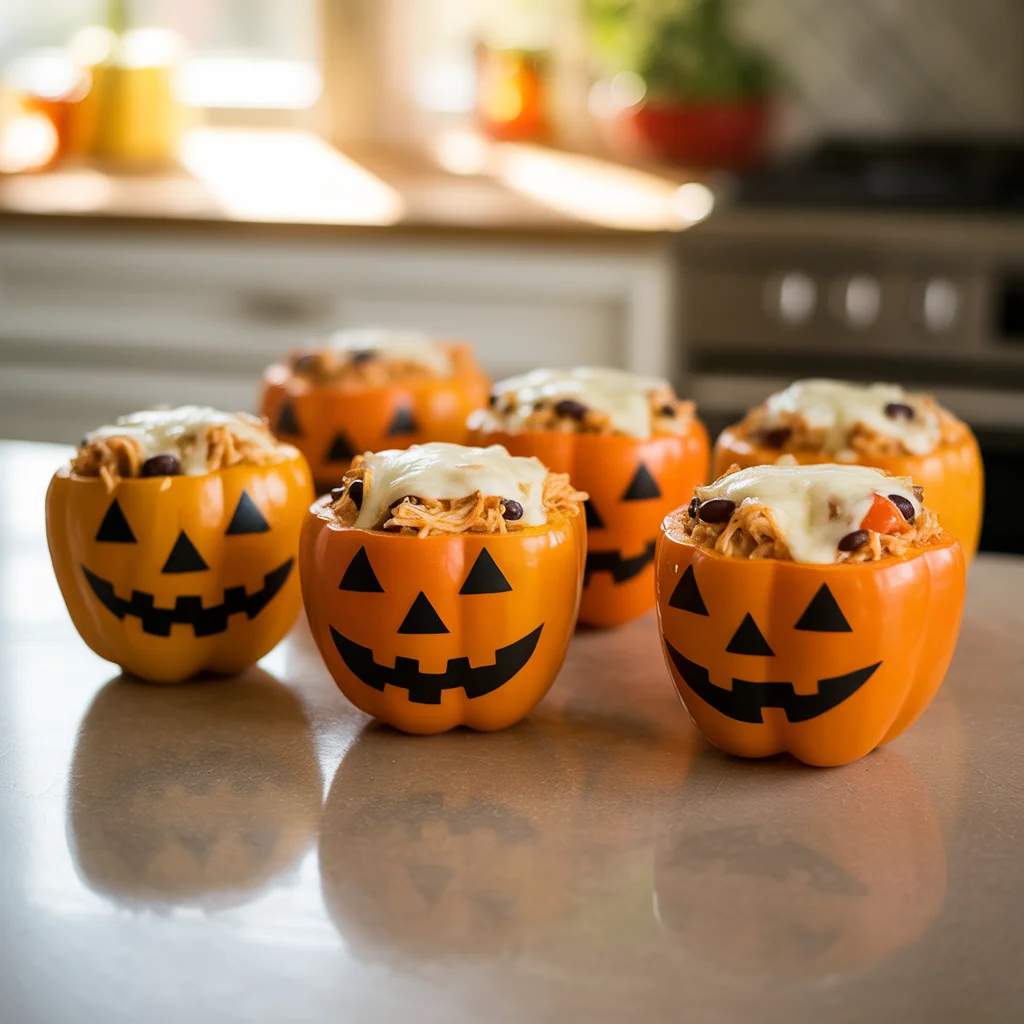 Savory Shredded Chicken and Rice Stuffed Peppers to Savor