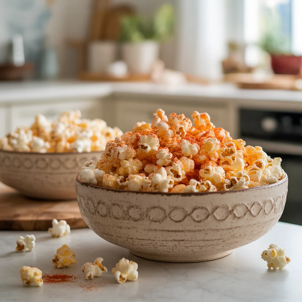Spooktacular Bloody Red Velvet Popcorn for Halloween Fun!