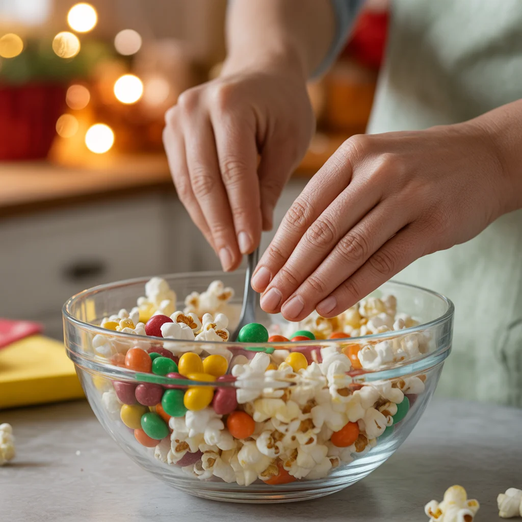Spooky Sweet Halloween Popcorn Mix