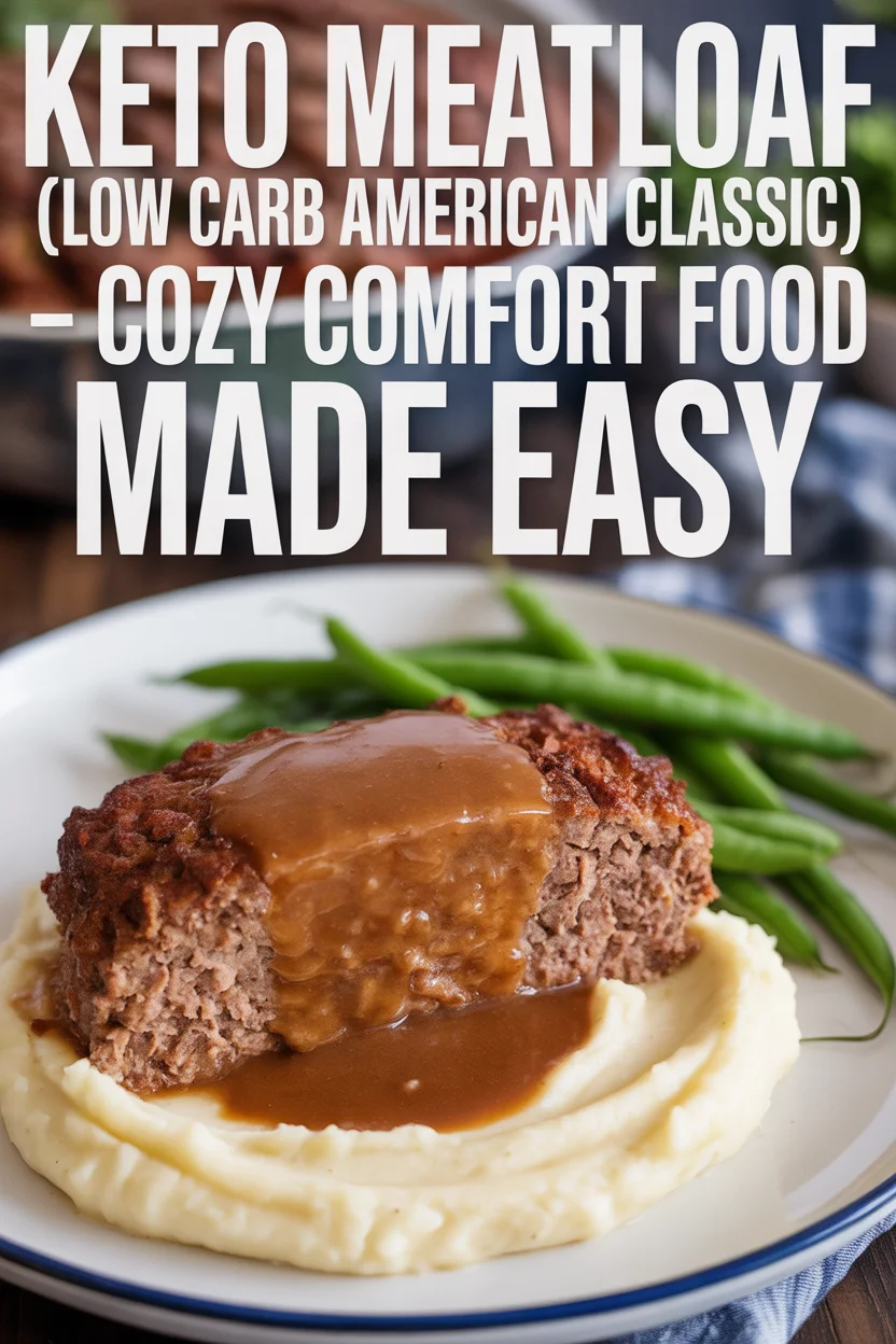 Keto Meatloaf (Low Carb American Classic) – Cozy Comfort Food Made Easy