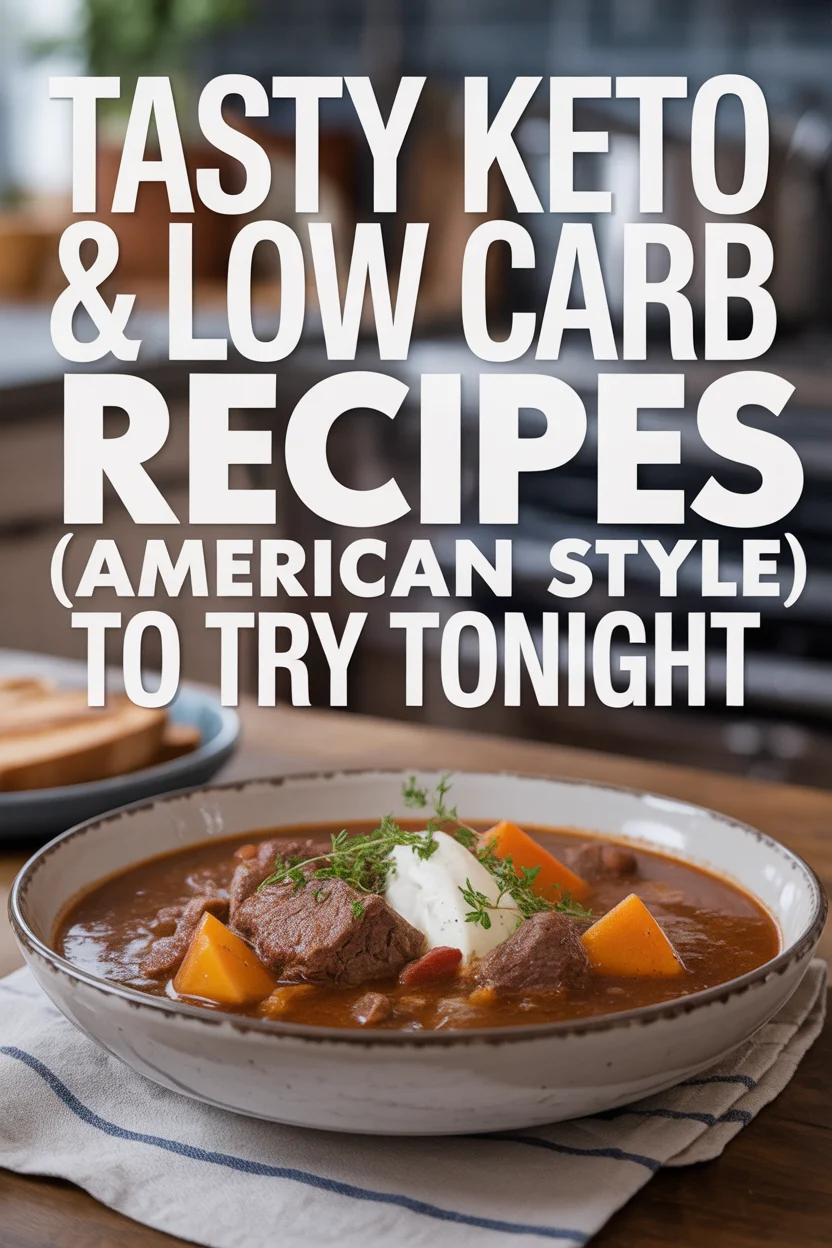 Tasty Keto & Low Carb Recipes (American Style) to Try Tonight