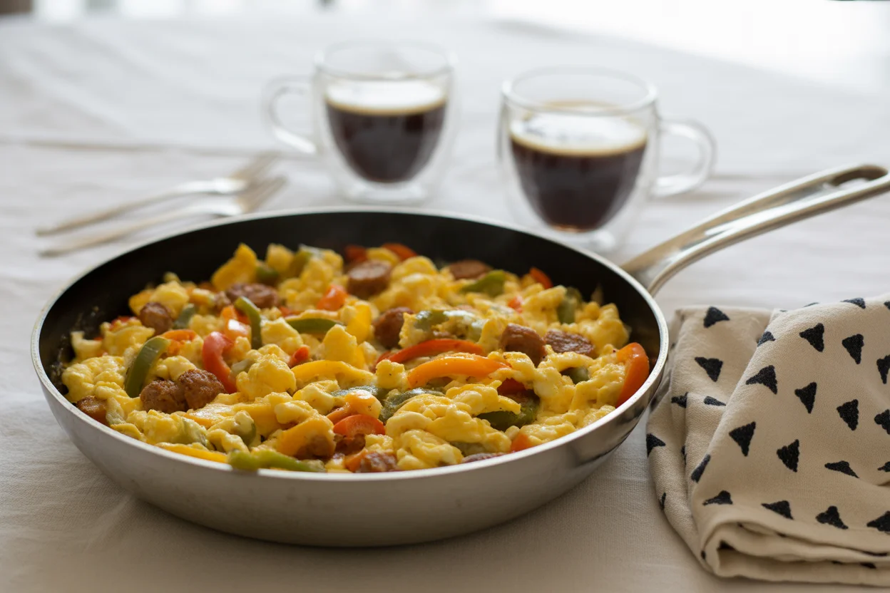 Low Carb Keto Breakfast Scramble