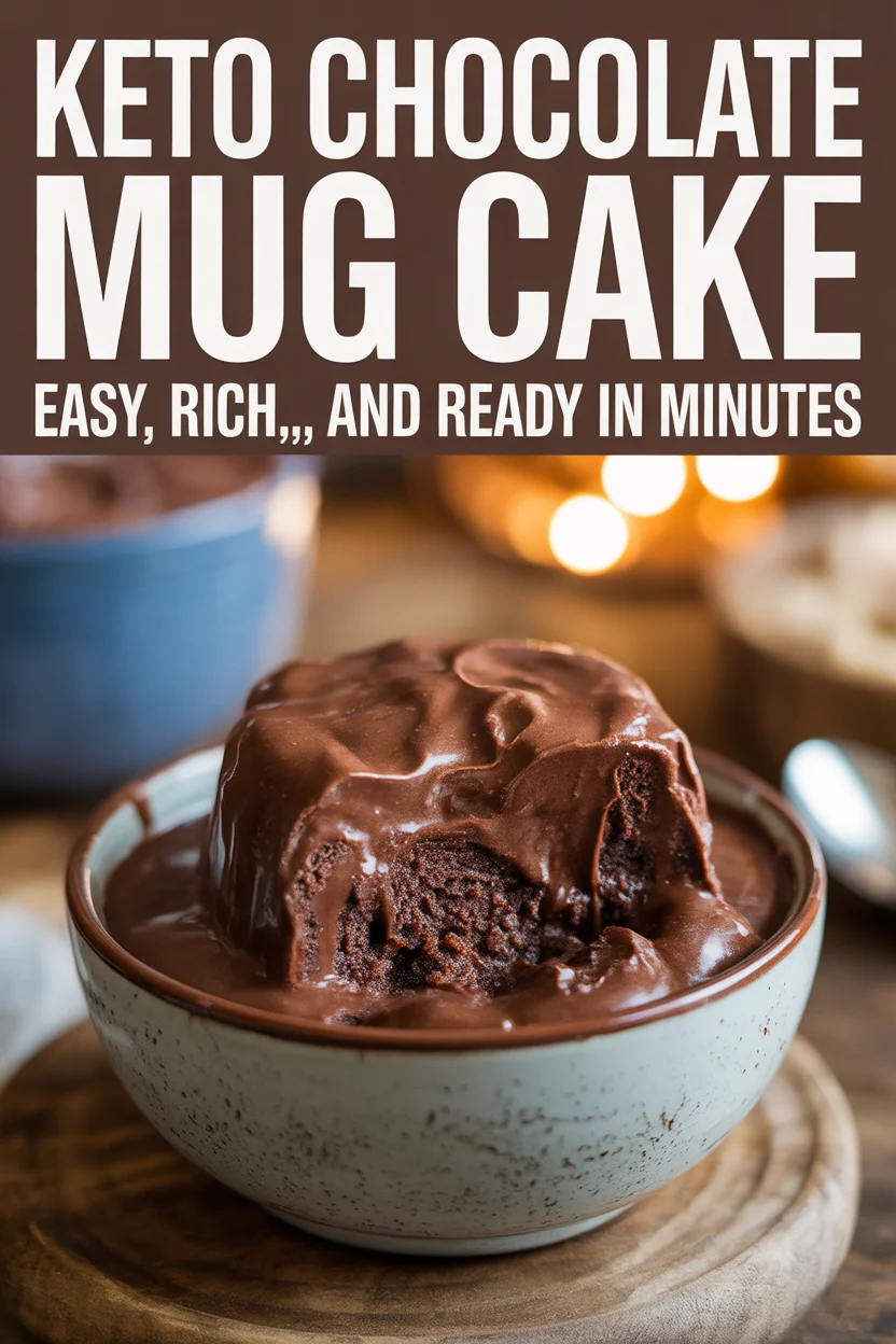 Keto Chocolate Mug Cake – Easy, Rich, and Ready in Minutes